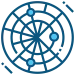 Radar Satellite Dish Communication Signal SVG Icon